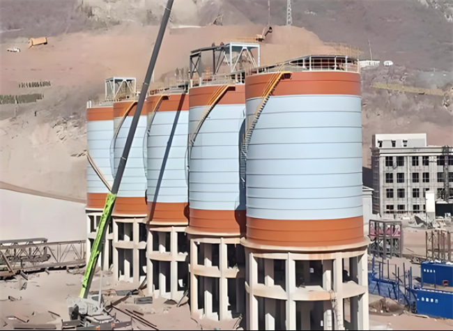 垣曲高架钢板仓